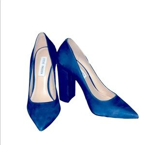 Steve Madden Prance Heel. Cobalt Blue. Never Worn!